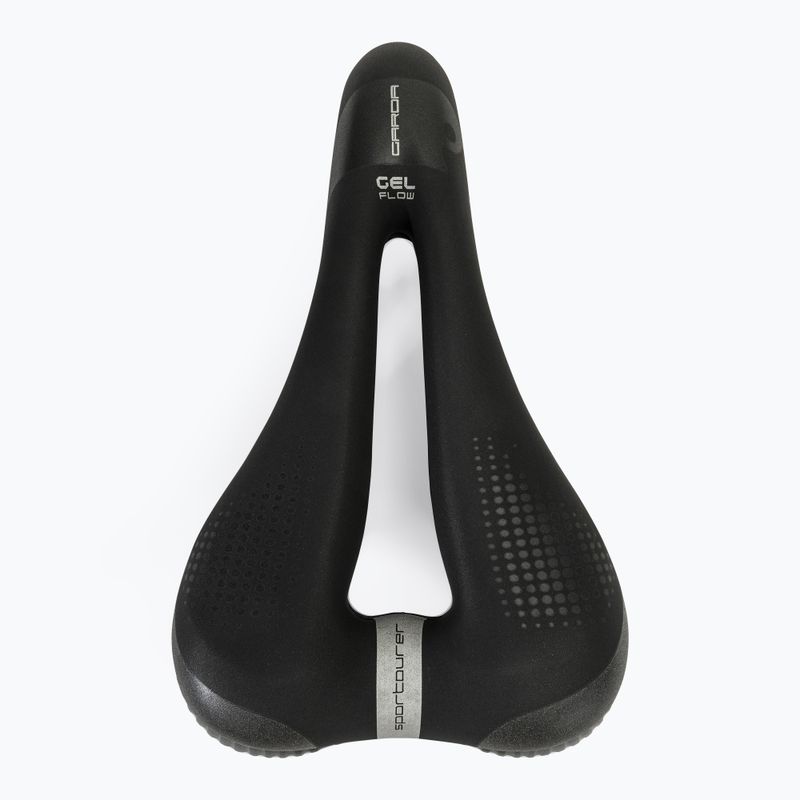 Kerékpár nyereg Sportourer Garda Gel Flow black 3