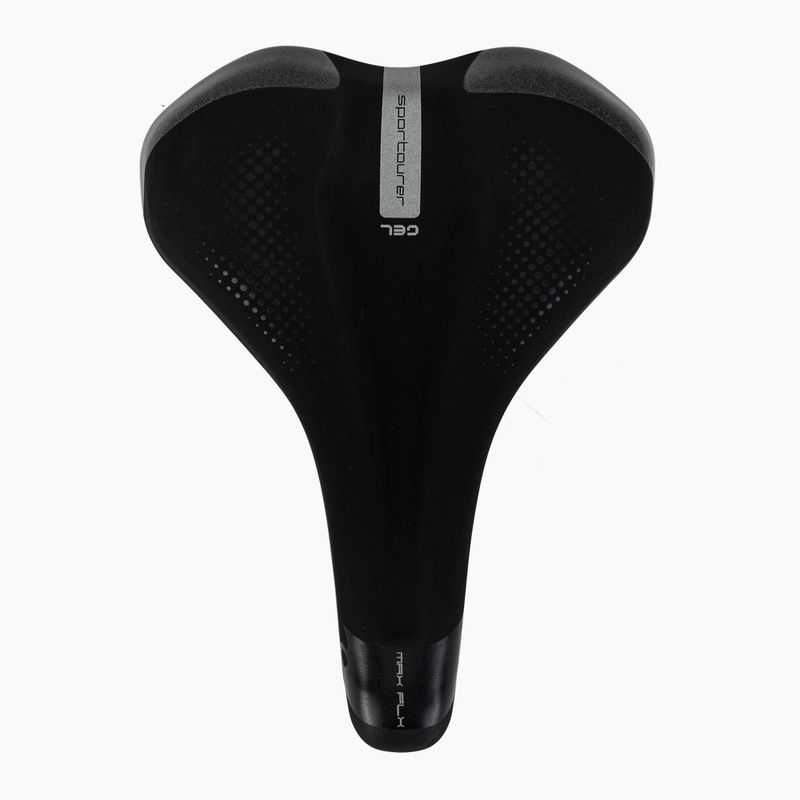 Sportourer Max FLX Gel kerékpár nyereg fekete 3
