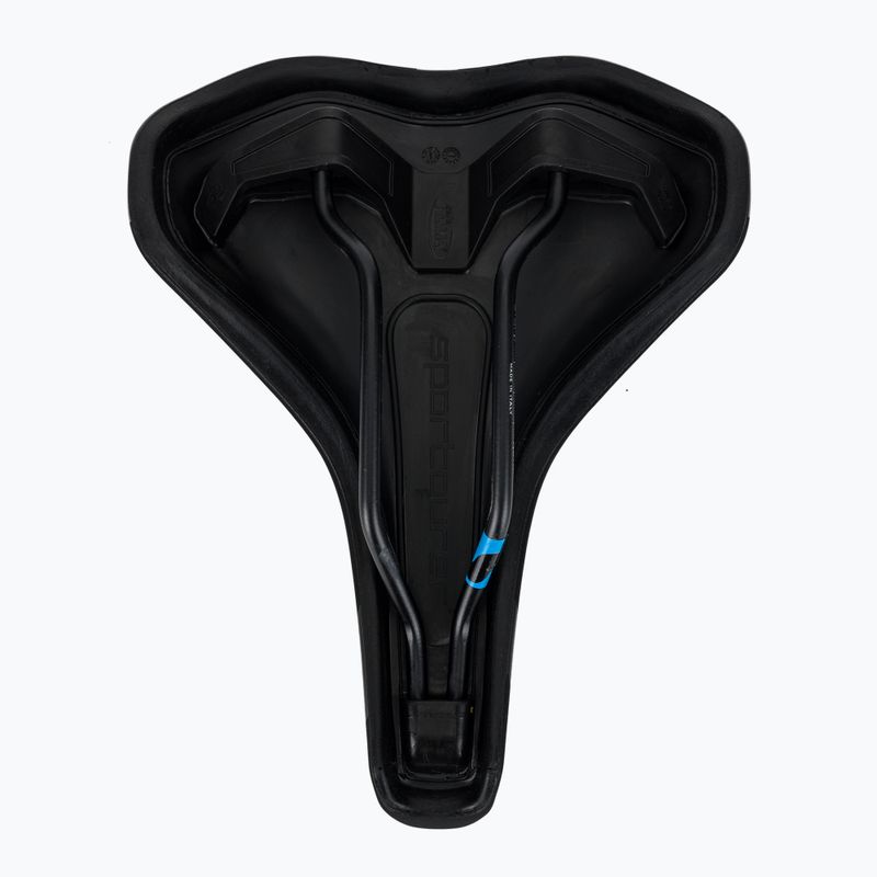 Sportourer Max FLX Gel kerékpár nyereg fekete 4