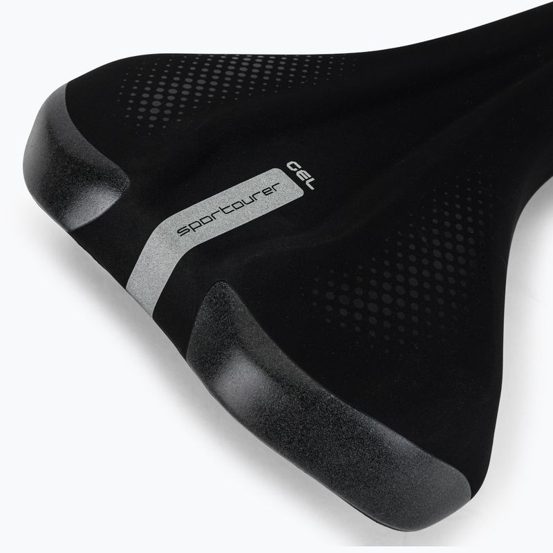 Sportourer Max FLX Gel kerékpár nyereg fekete 5