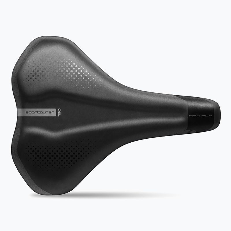 Sportourer Max FLX Gel kerékpár nyereg fekete