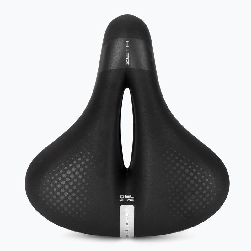 Kerékpár nyereg Sportourer Zeta Comfort Gel Flow black 3