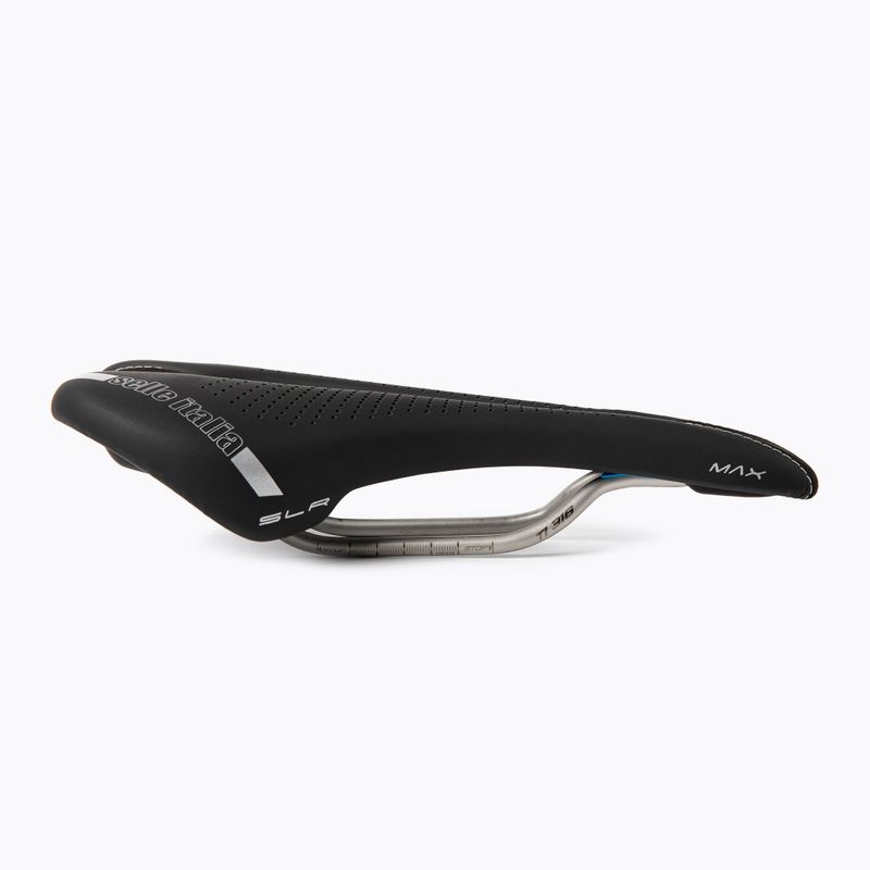 Selle Italia MAX SLR GEL SUPERFLOW L TI 316 kerékpár nyereg fekete SIT-044H901IKC001 2