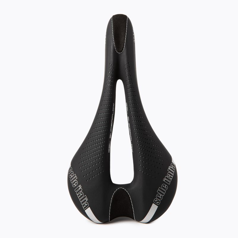 Selle Italia MAX SLR GEL SUPERFLOW L TI 316 kerékpár nyereg fekete SIT-044H901IKC001 3