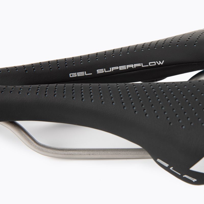 Selle Italia MAX SLR GEL SUPERFLOW L TI 316 kerékpár nyereg fekete SIT-044H901IKC001 5