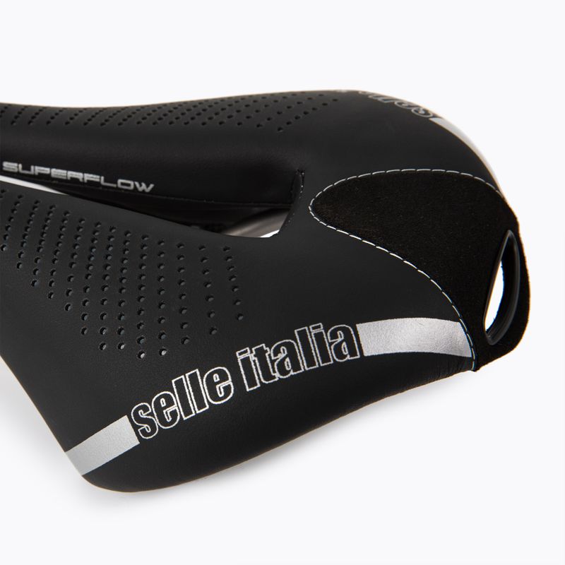 Selle Italia MAX FLITE GEL SUPERFLOW L TI 316 kerékpár nyereg fekete SIT-024H901IKC002 6