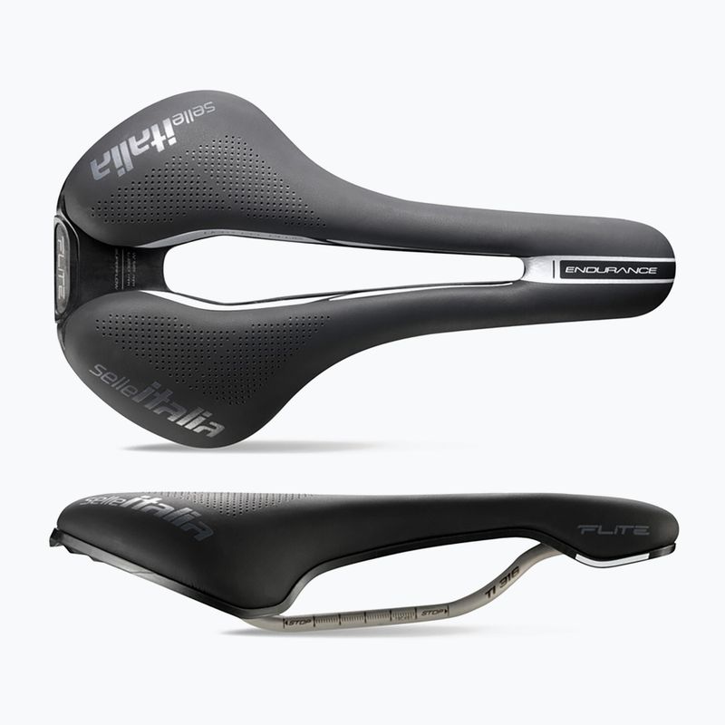 Selle Italia Iron Evo Kit Carbonio Superflow Hd Rail Fibra-Tek kerékpár nyereg fekete SIT-031A501ICA008