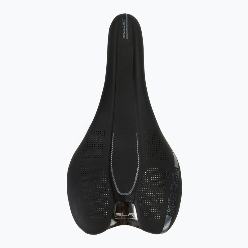 Selle Italia Slr Boost Ti 316 Rail Fibra-Tek kerékpár nyereg fekete SIT-041A120IKC001 3