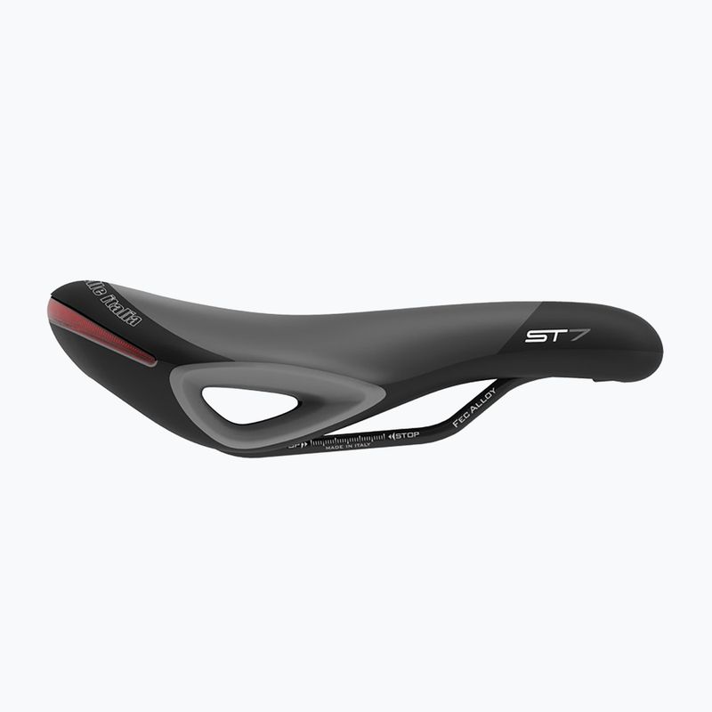 Kerékpár nyereg Selle Italia Sportouring ST 7 Vision Superflow, Soft-Tek, Light Gel fekete