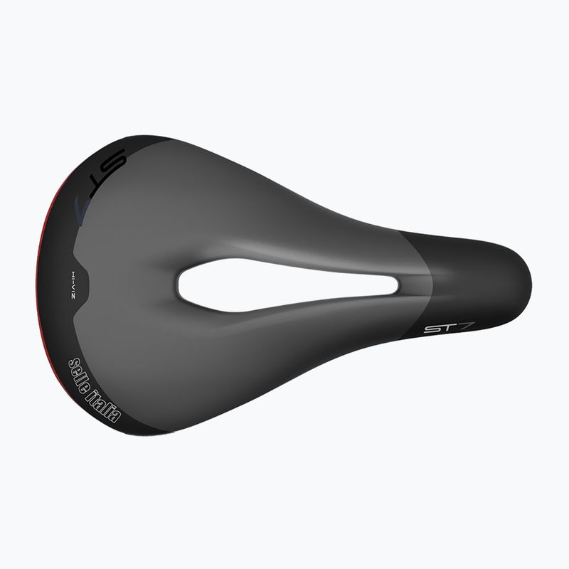 Kerékpár nyereg Selle Italia Sportouring ST 7 Vision Superflow, Soft-Tek, Light Gel fekete 2