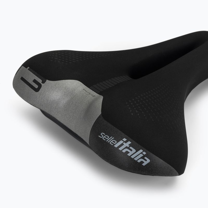 Kerékpár nyereg Selle Italia Sportouring T 3 Flow, Fec Alloy Rail, Soft-Tek, Light Gel fekete 5