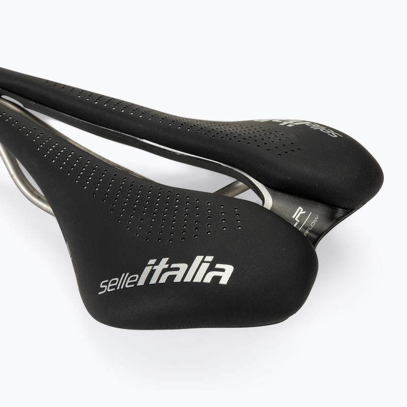Kerékpár nyereg Selle Italia Max SLR Boost Gel Superflow, TI 316 Rail, Fibra-Trek, Light Gel black 5