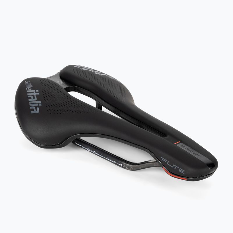Selle Italia Flite Boost Kit Carbonio Superflow Carbon Rail+10Mm Fibra-Tek kerékpár nyereg fekete SIT-017A920ICA011