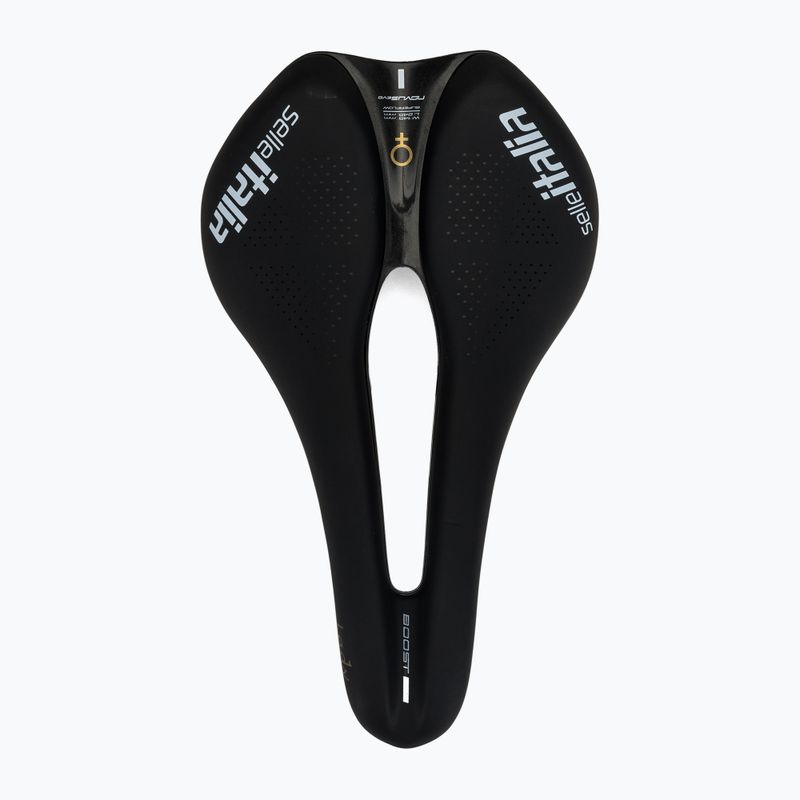 Női kerékpár nyereg Selle Italia Novus Boost Evo Lady TM Superflow fekete 3