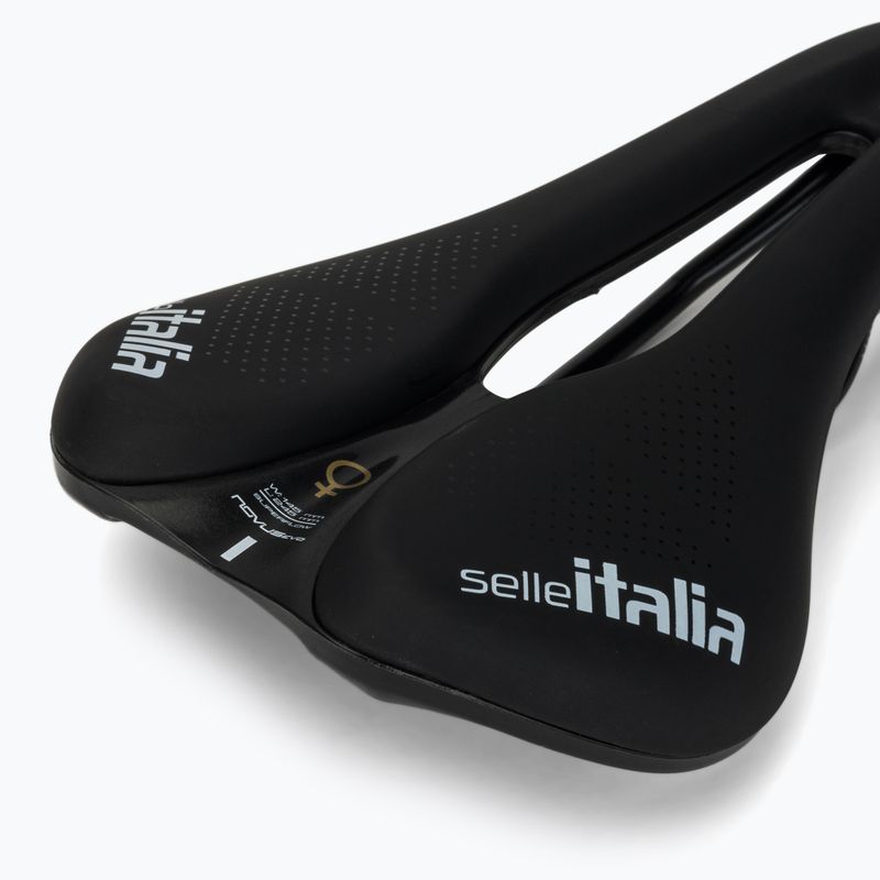 Női kerékpár nyereg Selle Italia Novus Boost Evo Lady TM Superflow fekete 5