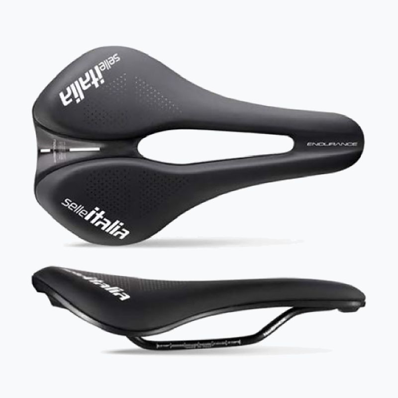 Kerékpár nyereg Selle Italia Novus Boost Evo Endurance Tm, Superflow, Maganese Rail, Soft-Trek fehér