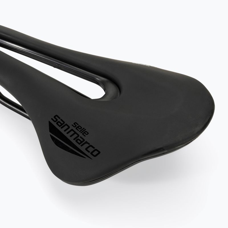 SAN MARCO Shortfit 2.0 Sport Narrow Open fekete kerékpár nyereg 5