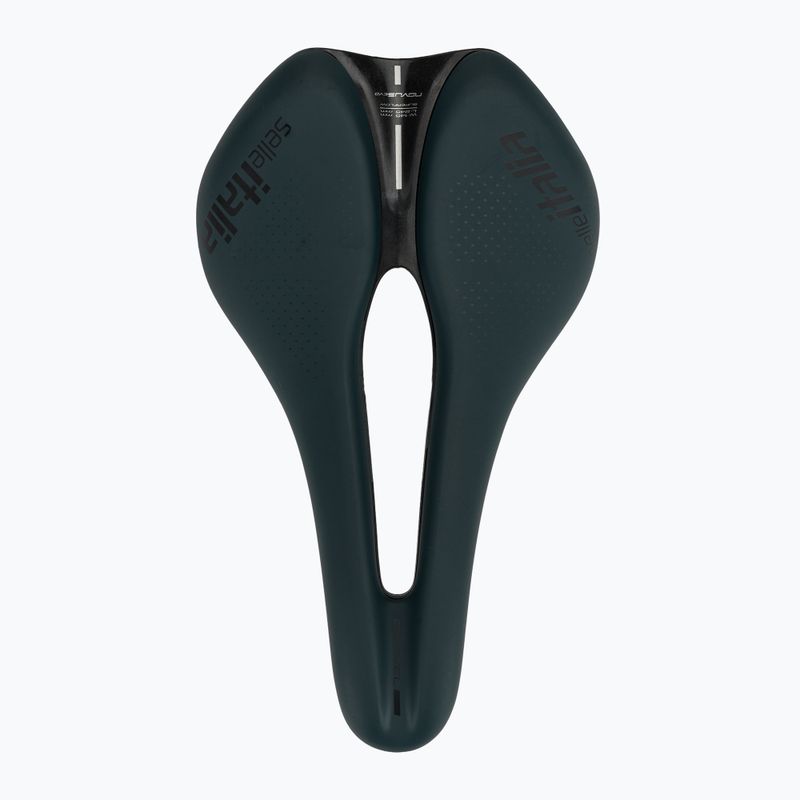 Kerékpár nyereg Selle Italia Novus Boost Evo Gravel TM Superflow, mangán sín, Soft-Trek kék 3