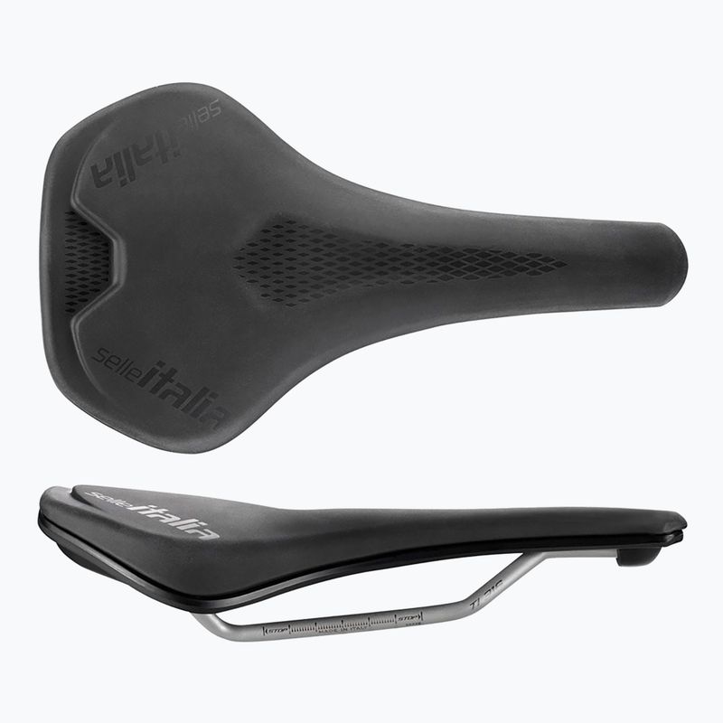 Selle Italia Model Y kerékpár nyereg, TI 316 Rail fekete 4