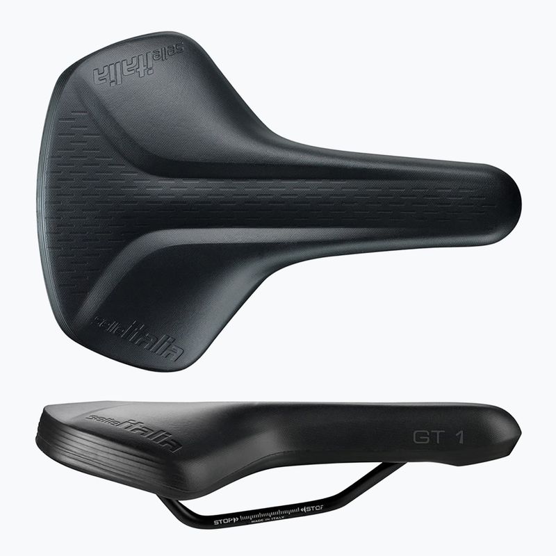 Kerékpár nyereg Selle Italia GT-1 Flow, Fec Alloy Rail fekete 5