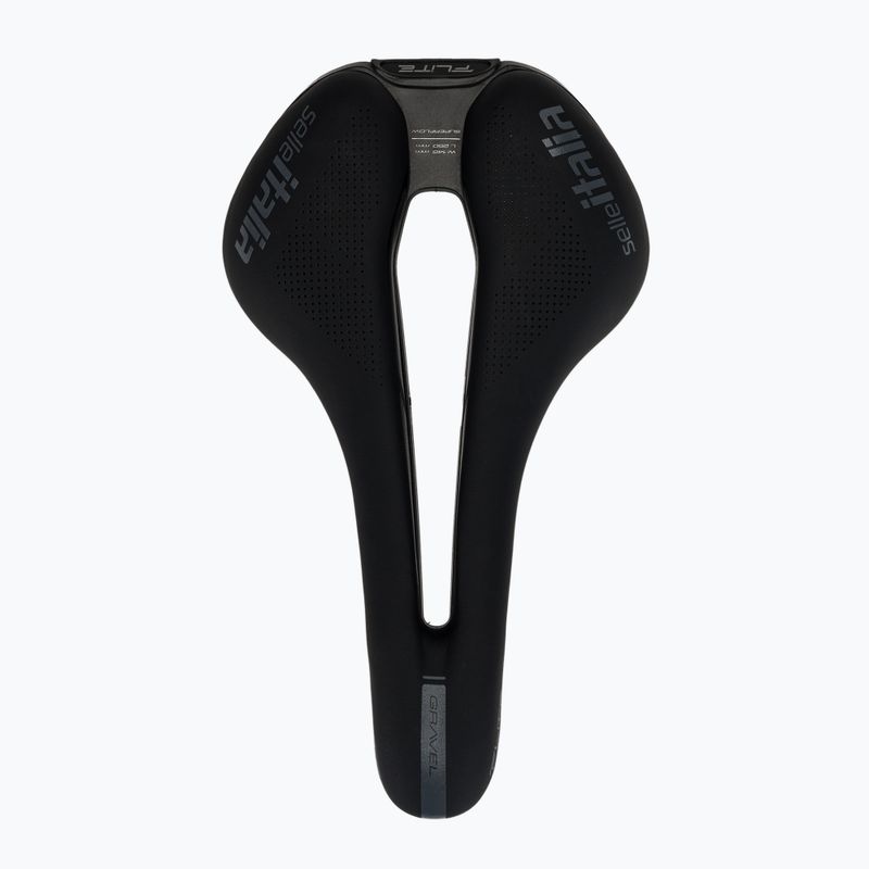 Selle Italia Flite Boost Gravel Superflow kerékpár nyereg, Fibra-Tek, Light Gel fekete 3