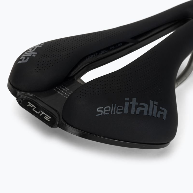 Selle Italia Flite Boost Gravel Superflow kerékpár nyereg, Fibra-Tek, Light Gel fekete 5