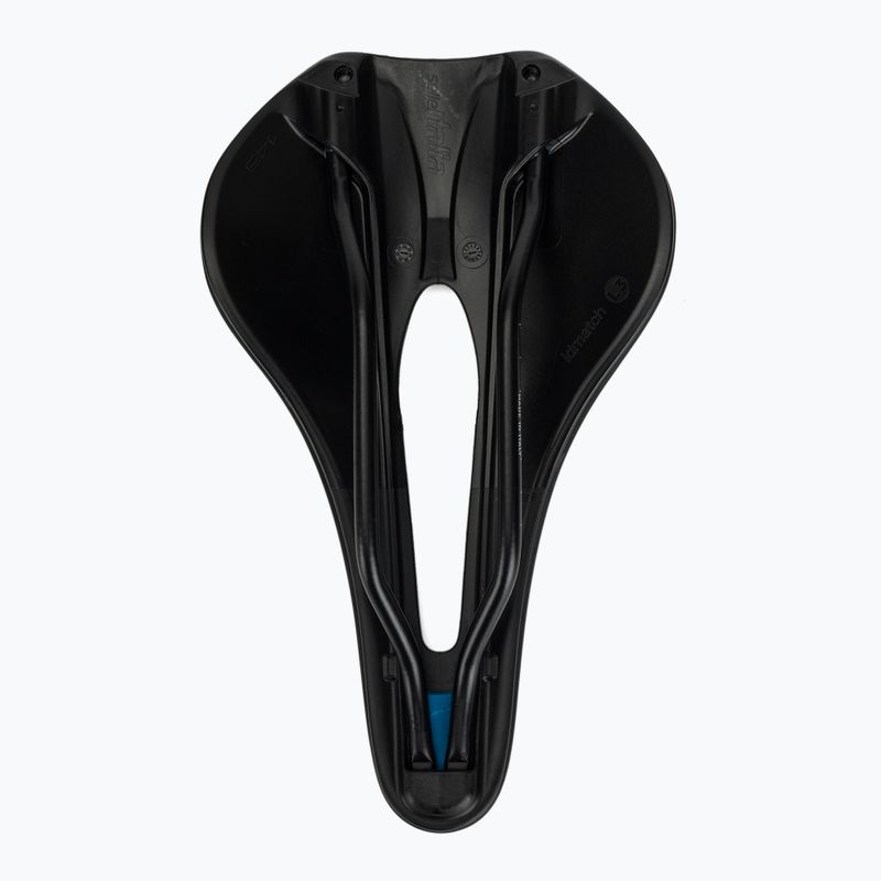 Kerékpár nyereg Selle Italia Novus Boost Evo Gravel TM Superflow, Mangán sín, Soft-Trek fekete 4