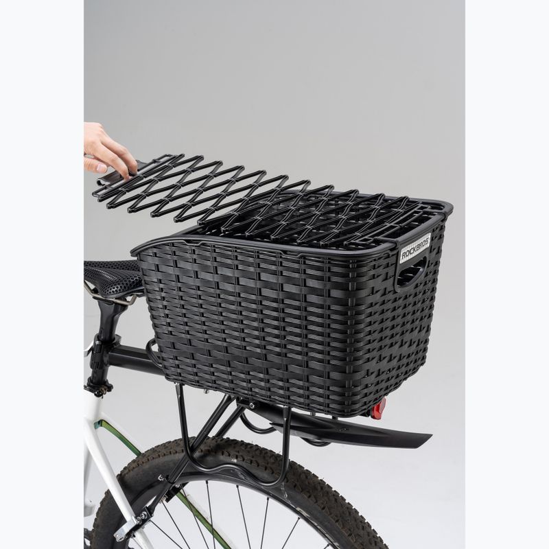 Kerékpárkosár Kosz Rockbros 330003001 Rear Bicycle Basket black 2