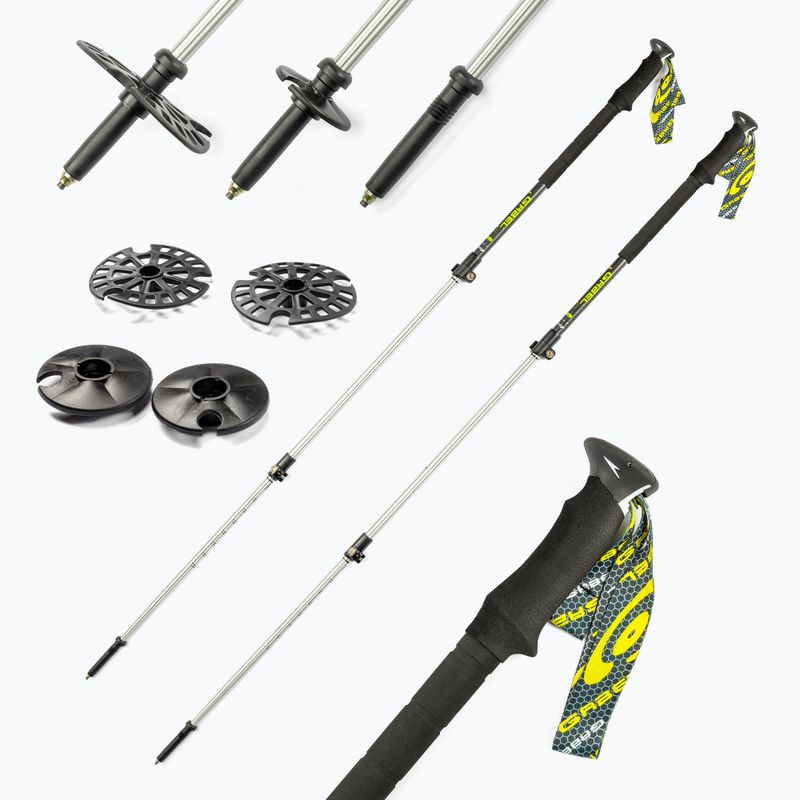 GABEL Multigrip Carbon FAST LOCK túrabotok fekete 7008450310000 7