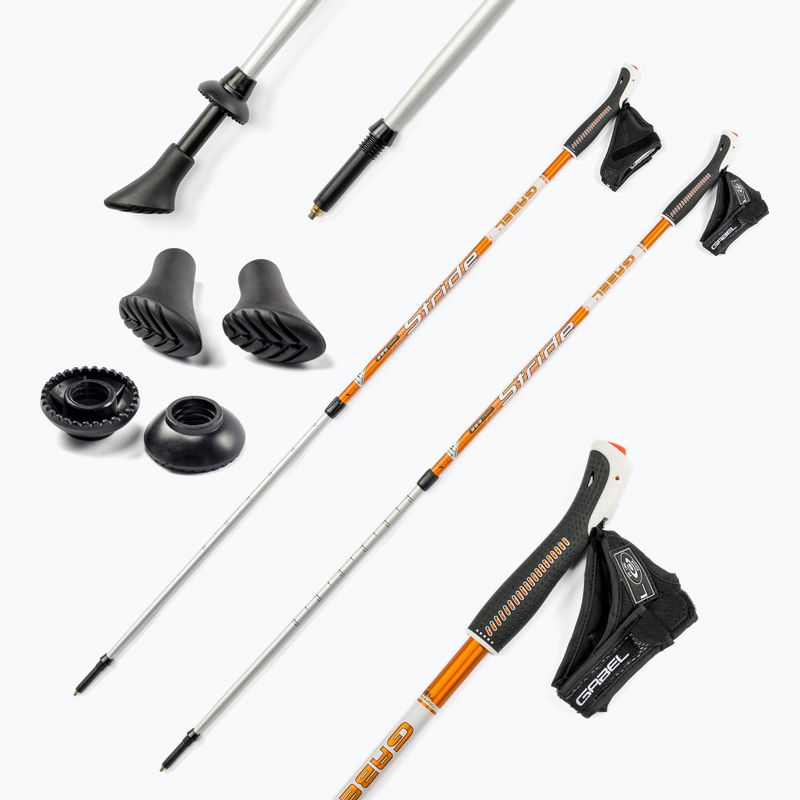 Nordic Walking botok GABEL Vario S - 9.6 narancssárga 7008350550000 7