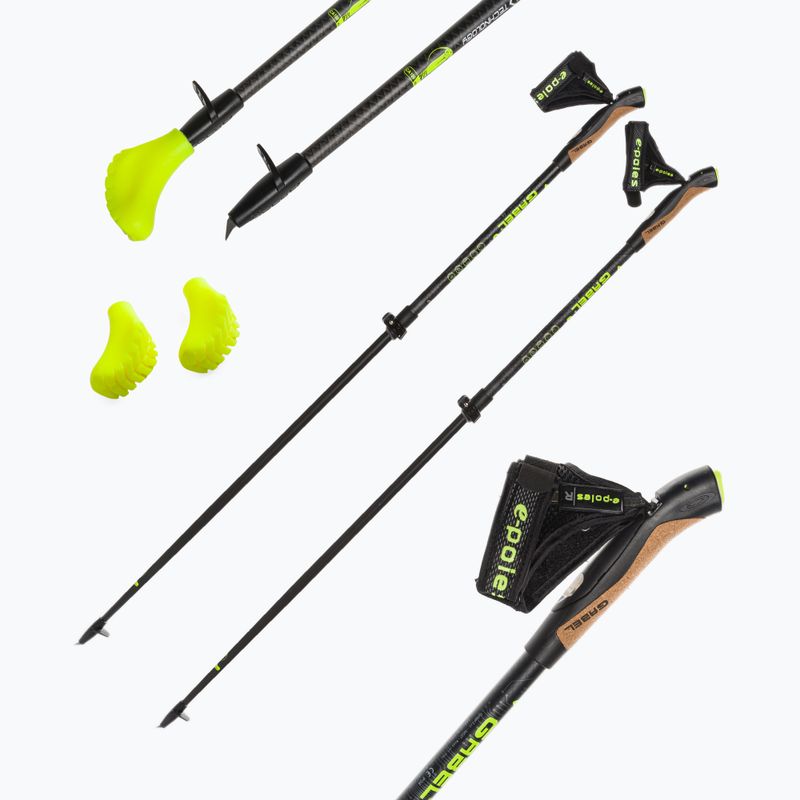Nordic walking botok GABEL G-1A XTL E-Poles-S.Carbon fekete 7008370210000 4