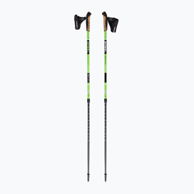 Nordic walking botok GABEL Strech Carbon zöld