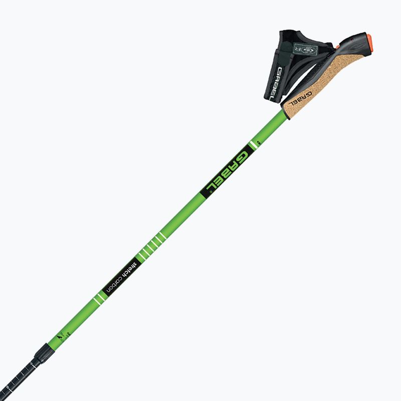 Nordic walking botok GABEL Strech Carbon zöld 8