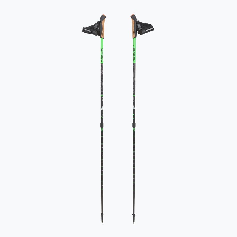 Nordic walking botok GABEL Carbon XT 2S 80 F.L. black/lime
