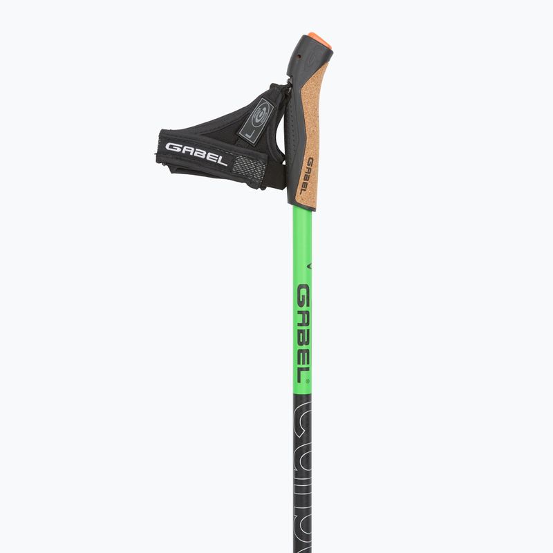 Nordic walking botok GABEL Carbon XT 2S 80 F.L. black/lime 2