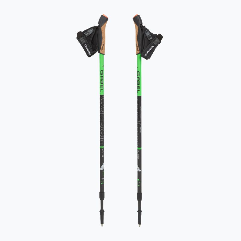 Nordic walking botok GABEL Carbon XT 2S 80 F.L. black/lime 5