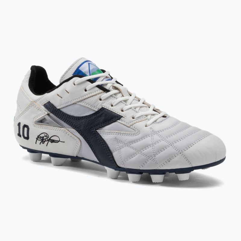 Férfi futballcipő Diadora Match Winner RB Italy OG MDPU fehér és kék DD-101.172359-C1494