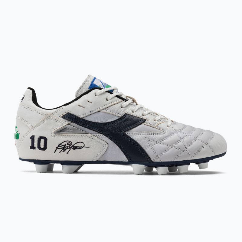 Férfi futballcipő Diadora Match Winner RB Italy OG MDPU fehér és kék DD-101.172359-C1494 2