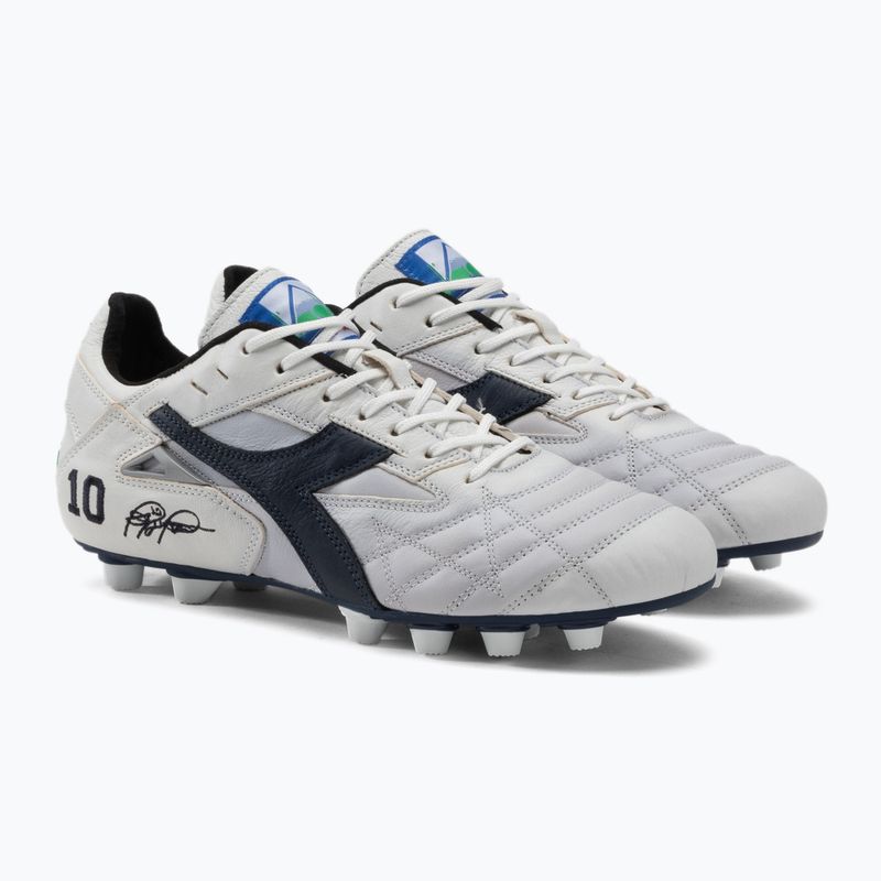 Férfi futballcipő Diadora Match Winner RB Italy OG MDPU fehér és kék DD-101.172359-C1494 5