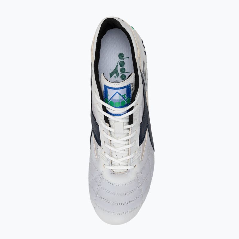 Férfi futballcipő Diadora Match Winner RB Italy OG MDPU fehér és kék DD-101.172359-C1494 6