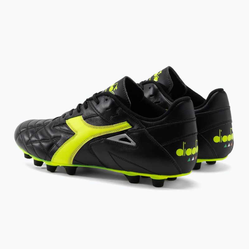 Férfi futballcipő Diadora Match Winner RB Italy LT MDPU fekete-zöld DD-101.172363-C0004 3