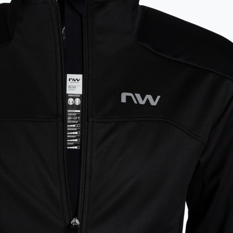 Northwave férfi kerékpáros dzseki Reload SP fekete 89201315 3
