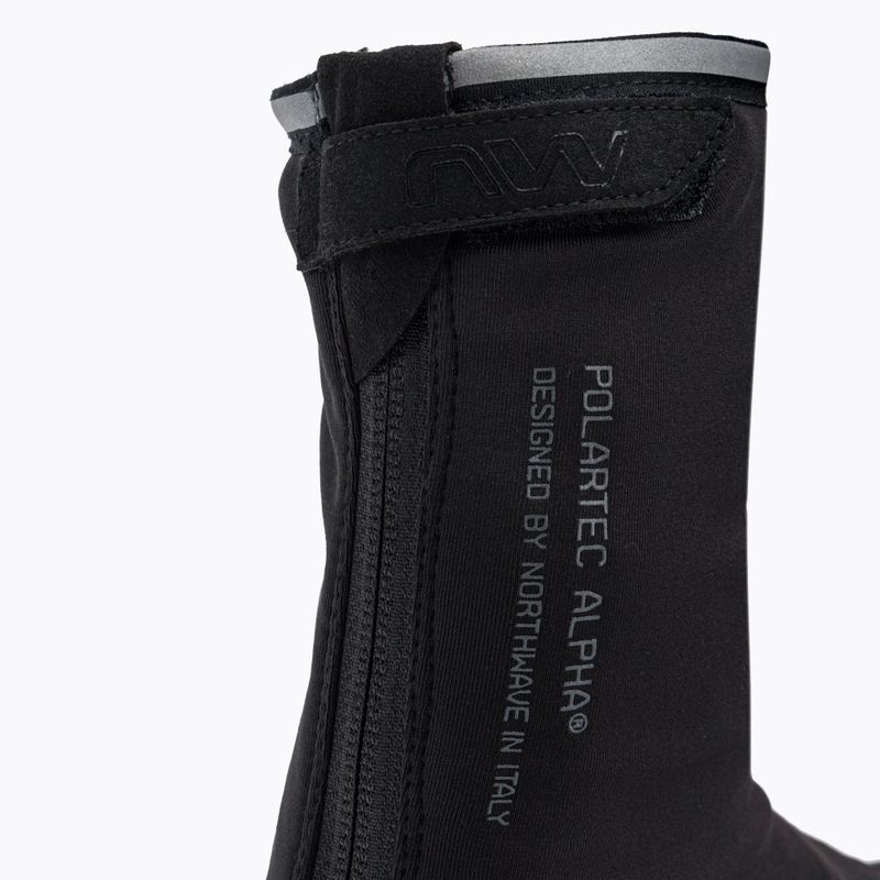 Férfi Northwave Fast Polar kerékpáros cipővédő fekete C89202358 4