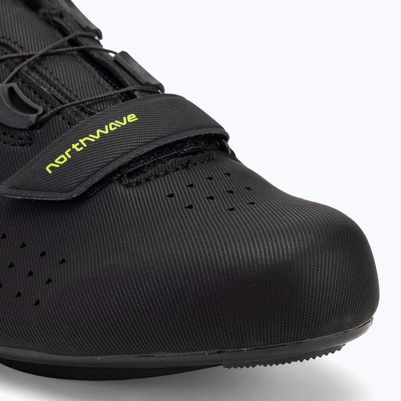 Northwave Core Plus 2 férfi országúti cipő fekete/sárga fluo 7
