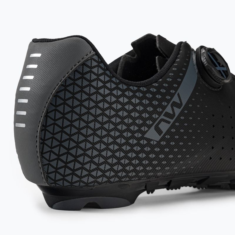 Férfi MTB kerékpáros cipő Northwave Origin Plus 2 fekete/szürke 80212005 9