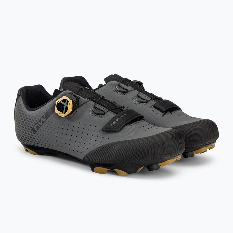 Férfi MTB kerékpáros cipő Northwave Origin Plus 2 szürke 80212005 4