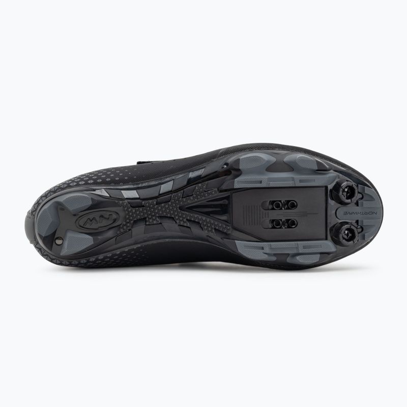 Férfi MTB kerékpáros cipő Northwave Origin 2 fekete/sötét szürke 4