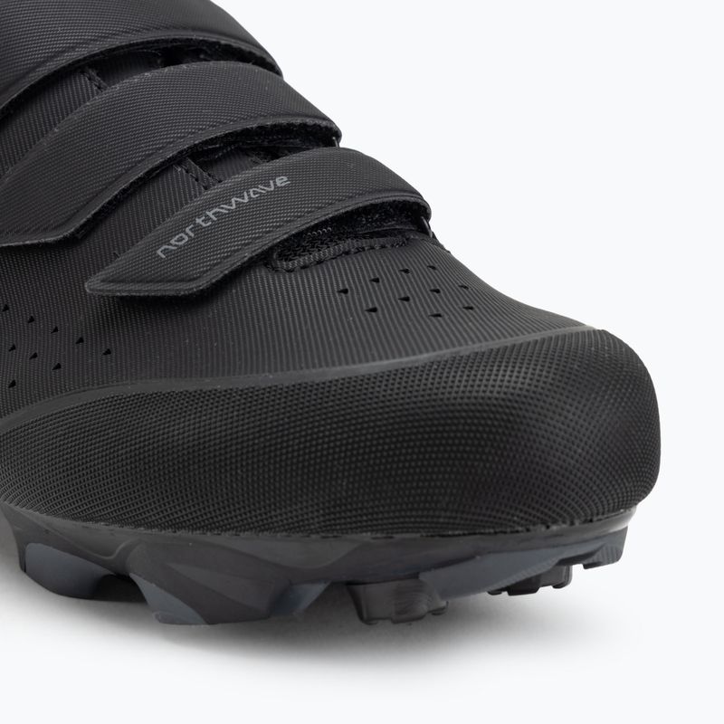Férfi MTB kerékpáros cipő Northwave Origin 2 fekete/sötét szürke 7