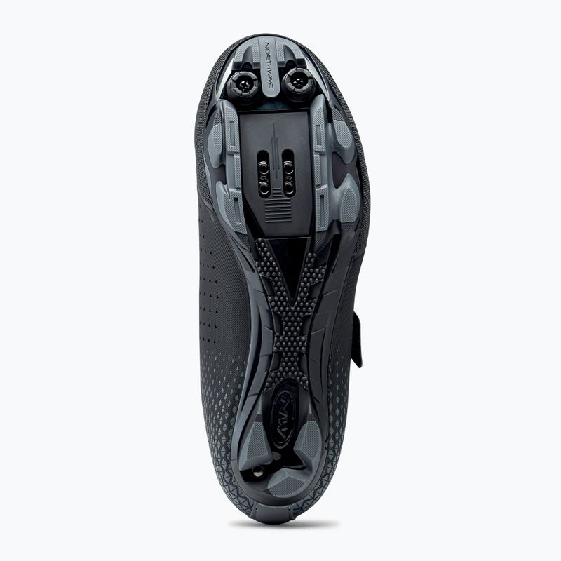 Férfi MTB kerékpáros cipő Northwave Origin 2 fekete/sötét szürke 3