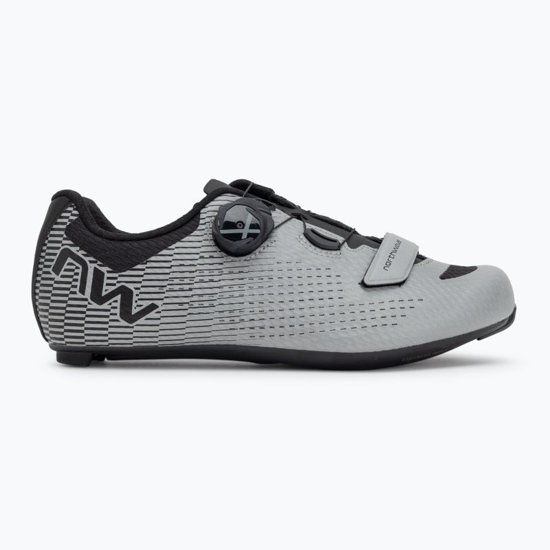 Férfi Northwave Storm Carbon 2 ezüst/fényvisszaverő országúti cipő 2